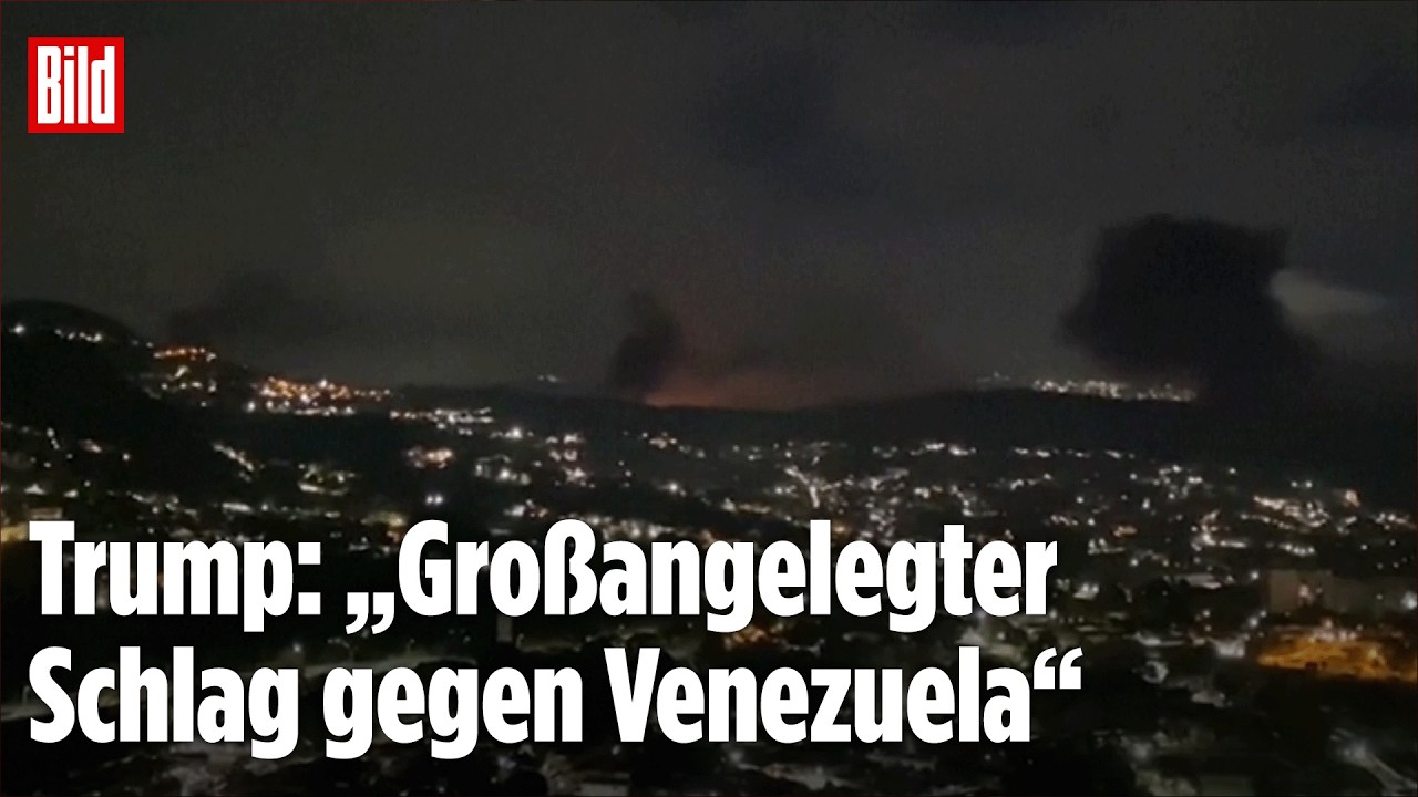 US-ANGRIFF AUF VENEZUELA: Explosionen erschüttern Caracas
