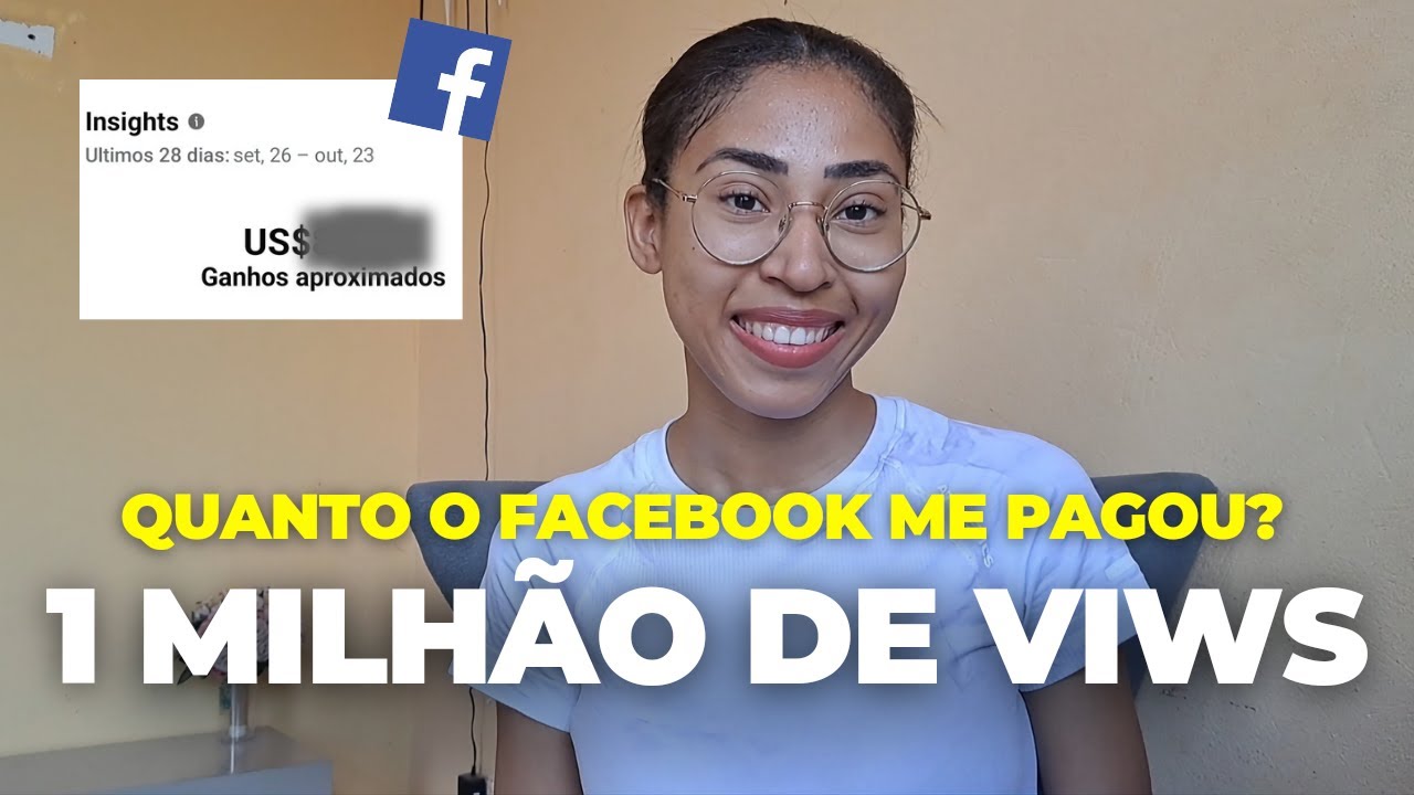 QUANTO o FACEBOOK me PAGOU por um vídeo de 1M de viws?!😱+ crie sua página | Laís Mendes