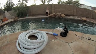 How to drain your pool