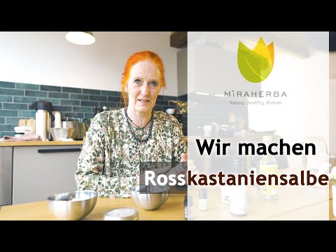 Natürliche Salben und Körperbutter selber machen, Rosskastanie + Gänseblümchen für eine gesunde Haut