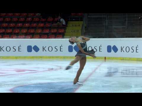 2015 ISU Jr. Grand Prix - Linz Ladies Free Skate Chiara CALDERONE