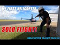 After a Career Flying Fighters, My FIRST Helicopter SOLO in the R-22! | Helicopter Flight VLOG #18
