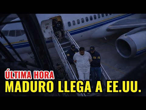 ÚLTIMA HORA | Nicolás Maduro llega a Nueva York trasladado por EE. UU. junto a su esposa