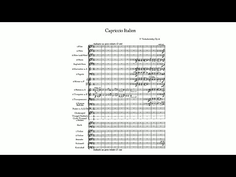 Tchaikovsky: Capriccio Italien, Op. 45 (with Score)