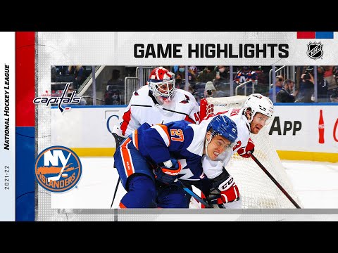 Capitals @ Islanders 1/15/22 | NHL Highlights