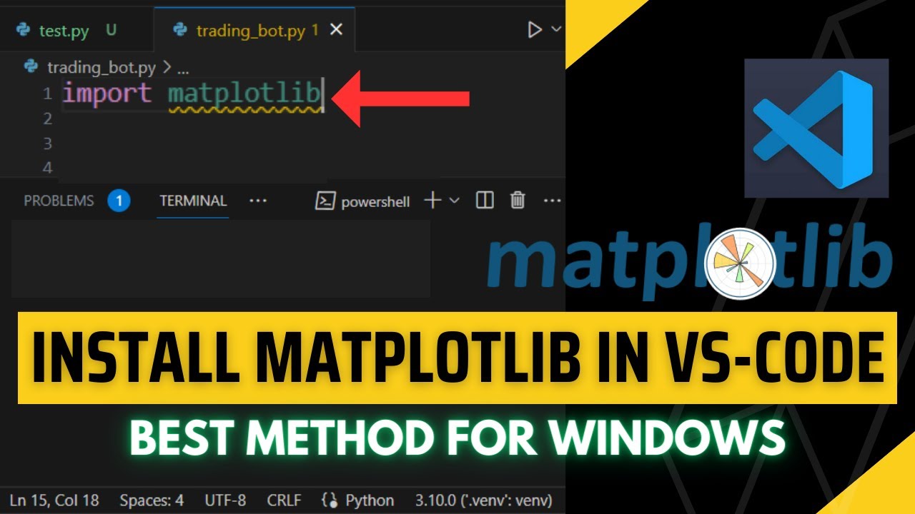 How to Install Matplotlib in Visual Studio Code (2023)