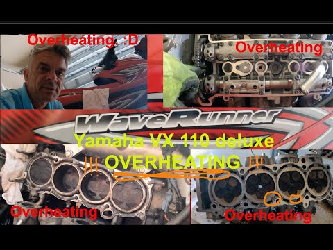 Fix Yamaha Waverunner VX deluxe Overheating   - New Cylinder head and gasket installation