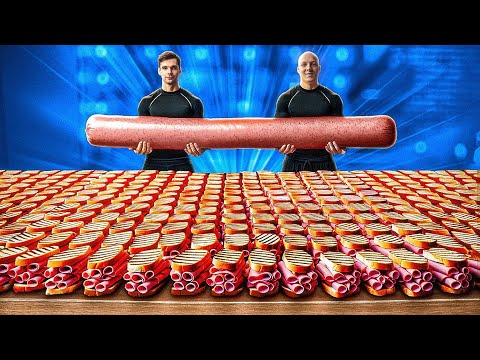 HOW MANY SANDWICHES CAN YOU MAKE FROM THE WORLD'S BIGGEST SAUSAGE?