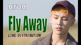 BTOB - FLY AWAY Line Distribution
