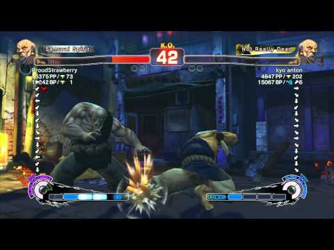 SSF4 AE 2012: ProudStrawberry (Gouken) vs kyo anton (Gouken) - Xbox Live Ranked Match