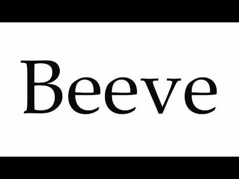 How to Pronounce Beeve