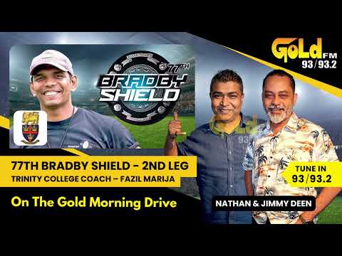 WHO WILL WIN THE 77TH BRADBY SHIELD? COACH OF TRINITY COLLEGE ON THE GOLD MORNING DRIVE