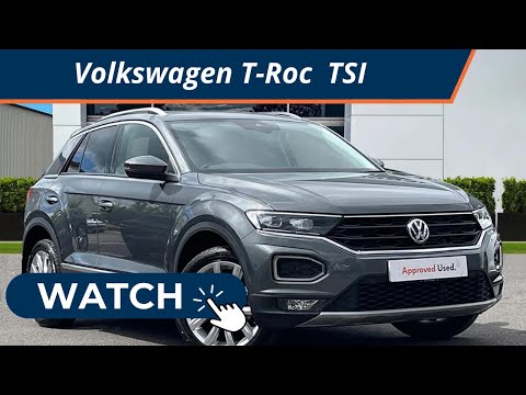 Approved Used Volkswagen T-Roc SEL 1.6 TSI Manual 150ps Indium Grey | Wrexham Volkswagen