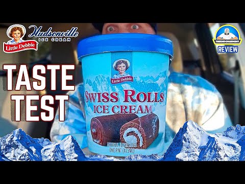 Little Debbie® Swiss Rolls Ice Cream Review! ⛰️🍫🍨 | theendorsement