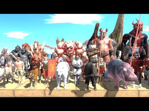 ⚡ PTERANODON ARMY vs EACH UNIT - 🦖 Animal Revolt Battle Simulator 🦕