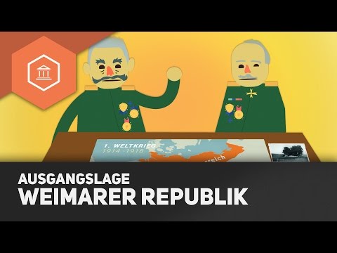 The Weimar Republic: Initial Situation - Defeat in World War I becomes inevitable