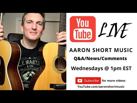 Gear Chat *Live* - New Martin Signature, George Harrison Tele, Line 6 Amp