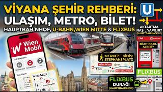 Viyana'da Kaybolmaya SON! 🇦🇹 Metro, Bilet ve Aktarma Rehberi