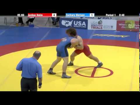 85 KG Finals (1 of 2) - Jordan Holm vs. Zachary Nielsen
