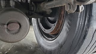 semi truck or trailer brakes won