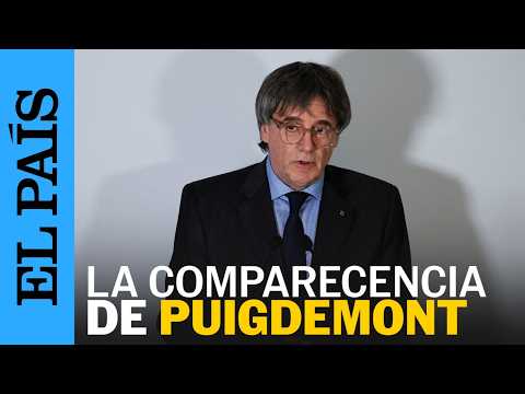 La comparecencia íntegra de Puigdemont en Warteloo tras la decisión del Constitucional | EL PAÍS