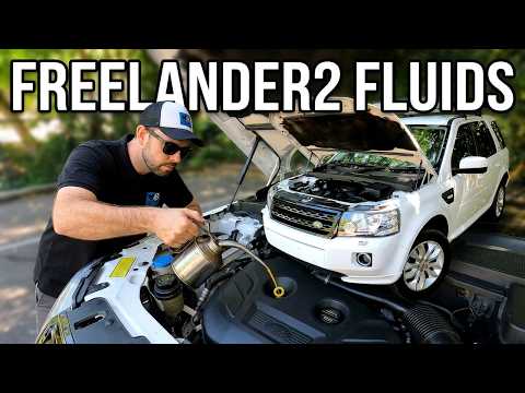 Land Rover Freelander 2 Fluid Locations (Engine Oil, Coolant, Washer, Brake & Steering Fluid)
