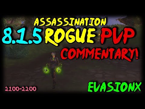 Assassination Rogue/Spriest 2v2 Commentary! 8.1.5 PvP - Hitting 2200!