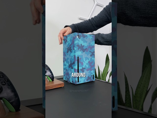 Vídeo relacionado con Wraps - Funda Protectora magnética para Consola Xbox, Serie X, para una fácil instalación, protección Completa, Camuflaje Gris