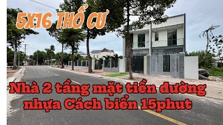 CHỦ CẦN GẤP TIỀN LO GIA ĐÌNH BÁN NHÀ MẶT TIỀN GẦN BIỂN