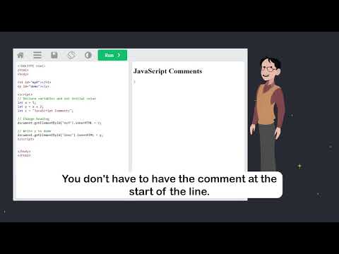 Javascript Comments Part 2 Single Line Comments W3schools Javascript Programming
