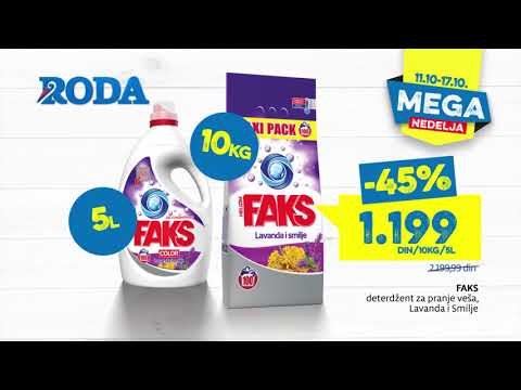 Roda | Mega nedelja 11.10 - 17.10.2019.