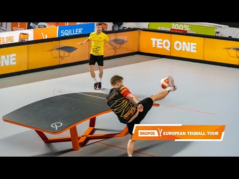 European Teqball Tour - Skopje | Men's Singles, Highlights | A. Gyorgydeak vs A. Blazsovics