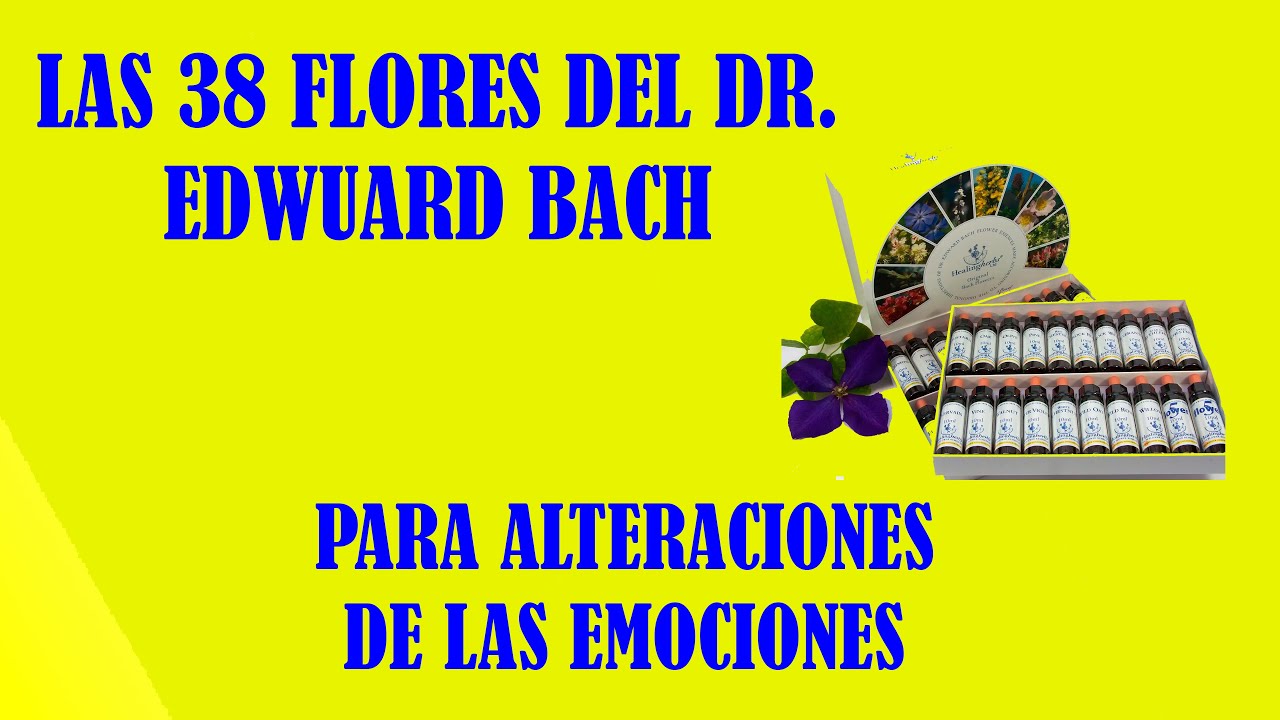 Watch LAS 38 FLORES DEL DR. EDWUARD BACH (ESENCIAS FLORALES) Now LAS 38 FLORES DEL DR. EDWUARD BACH (ESENCIAS FLORALES)