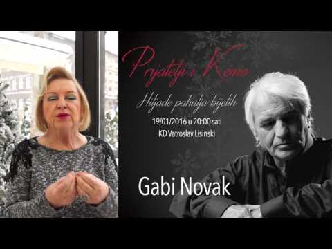 Gabi Novak - "Prijatelji i Kemo - Hiljade pahulja bijelih"