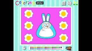 Magic Coloring Pou Rabbit
