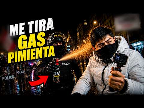 ¡LA POLICIA ME TIRÓ GAS PIMIENTA EN LA CARA!🤬