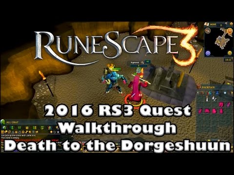 RS3 Quest Guide - Death to the Dorgeshuun - 2017(Up to Date!)