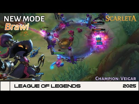 Big Hat. Bigger Damage. Veigar in Brawl Was a Vibe | League of Legends