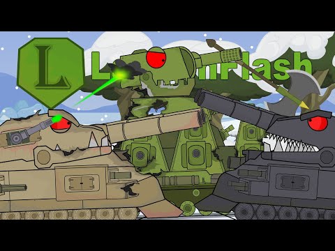 Final battle  KV-44 vs. RATTE 2 - Cartoons about tanks