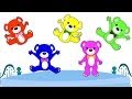 Five Little Teddy Bears Nursery Rhyme \ kids ...