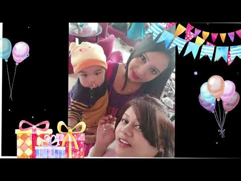 Happy birthday to Raheel his 1st birthday