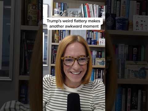 Trump's weird flattery makes another awkward moment
