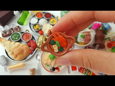 🥘Unboxing Re-Ment - Asian Dining - FULL SET Blind Box Miniature DIY No Talking 🥗