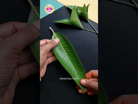 Mango Leaf Toran | Mango Leaf Decoration idea | #shorts #craft #leafcraft
