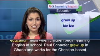 Phát âm chuẩn - Anh ngữ đặc biệt: Learning to Read in Safaliba Helps Kids Learn English p2 (VOA)