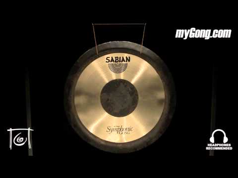 Демонстрация звучания гонга Sabian 28" Symphonic Gong