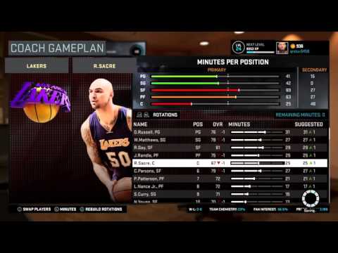 NBA2k16 MyGm Lakers rebuild ep1 The trades