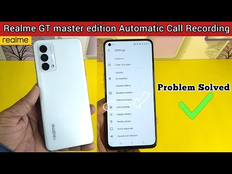 Realme GT master edition Automatic Call Recording Problem | Hindi
