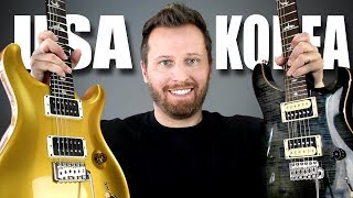 Download lagu Paul Reed Smith vs PRS SE - American vs Korean Guitar Comparison! mp3