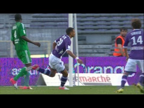 Goal Etienne CAPOUE (35') - Toulouse FC - AS Saint-Etienne (2-1) / 2012-13